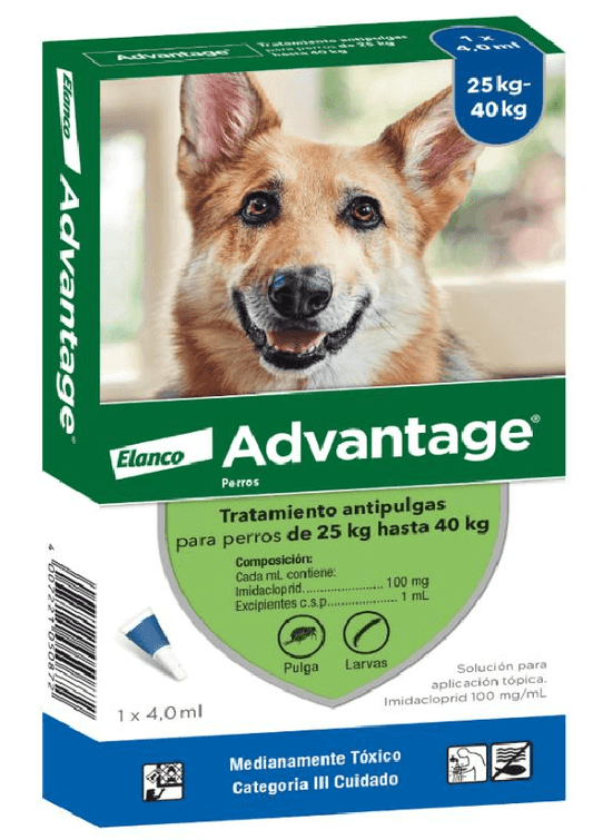 Medicamento Antipulgas Advantage para Perros de 25 a 40 Kilos