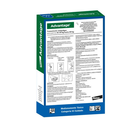 Medicamento Antipulgas Advantage para Perros de 25 a 40 Kilos