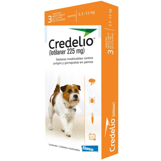 Medicamento Credelio Antipulgas Masticable para Perros de 5.5 a 11 Kg
