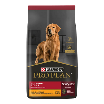 Alimento Pro Plan Adulto Razas Medianas para Perro Sabor a Pollo