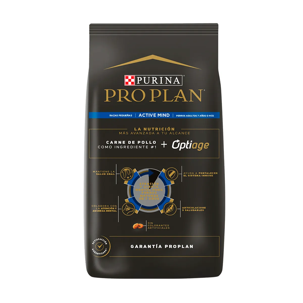 Alimento Pro Plan Active Mind Razas Pequeñas para Perros Adultos 7+ Senior