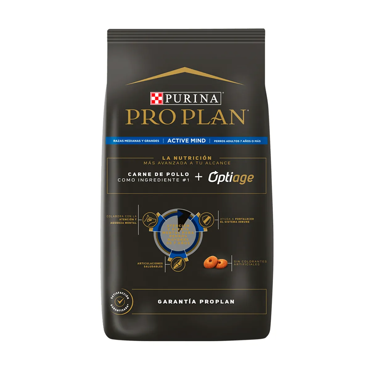 Alimento Pro Plan Active Mind Razas Medianas y Grandes para Perros Adultos 7+ Senior