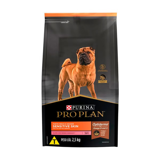 Alimento Pro Plan Sensitive Skin para Perros Adultos Razas Medianas y Grandes