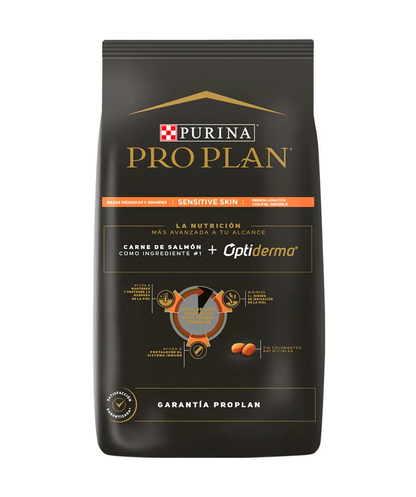 Alimento Pro Plan Sensitive Skin para Perros Adultos Razas Medianas y Grandes