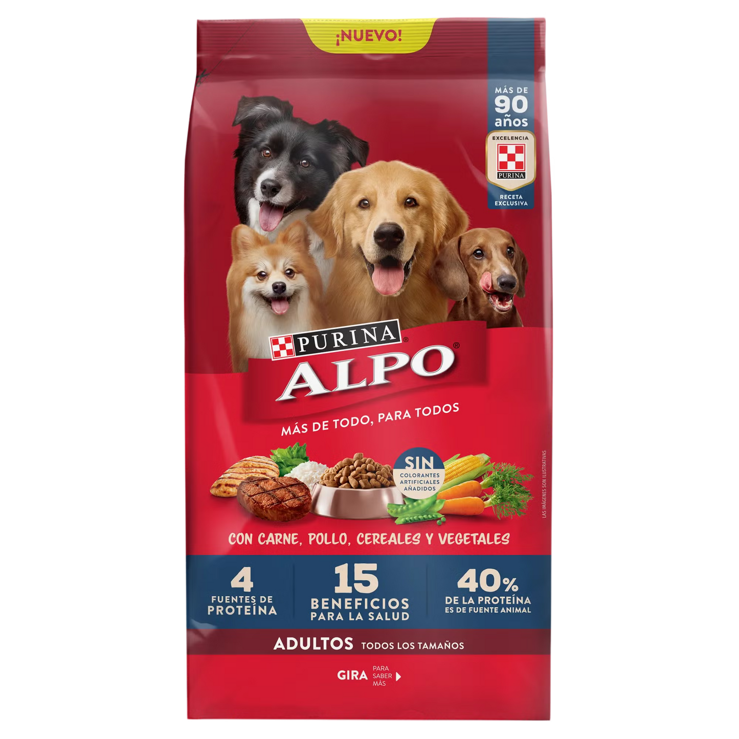 Alimento Alpo para Perros Adultos de Todos los Tamaños