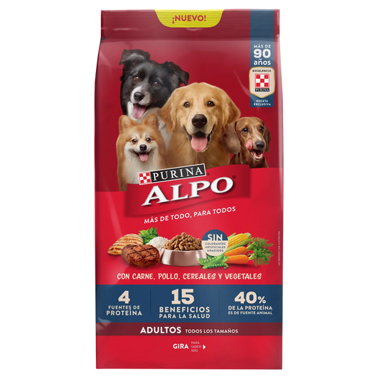 Alimento Alpo para Perros Adultos de Todos los Tamaños