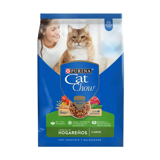 Alimento Cat Chow Hogareños para Gato Adulto Sabor a Carne