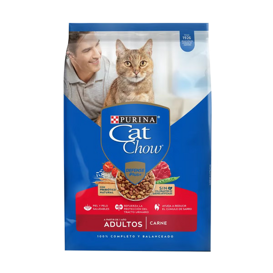 Alimento Cat Chow para Gatos Adultos Sabor a Carne