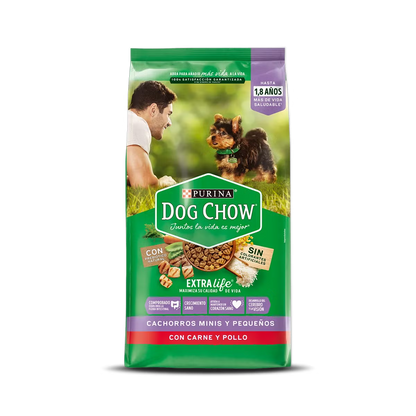 Alimento Dog Chow para Perros Cachorros de Raza Pequeña o Mini