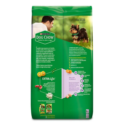 Alimento Dog Chow para Perros Cachorros de Raza Pequeña o Mini