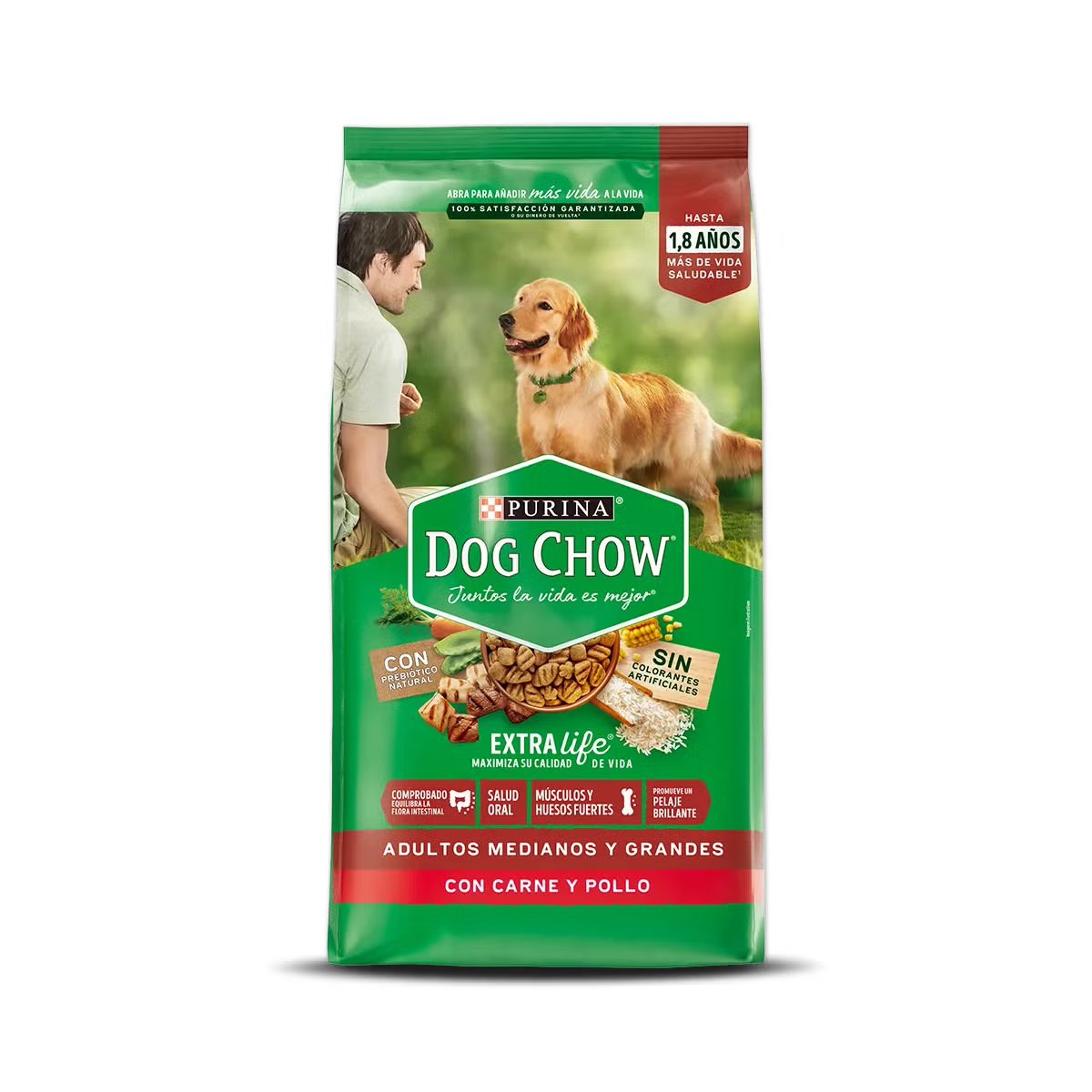 Alimento Dog Chow para Perros Adultos Medianos y Grandes