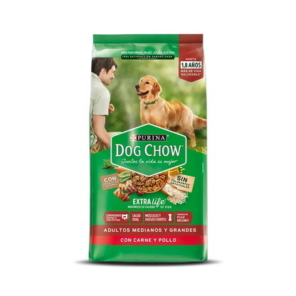 Alimento Dog Chow para Perros Adultos Medianos y Grandes