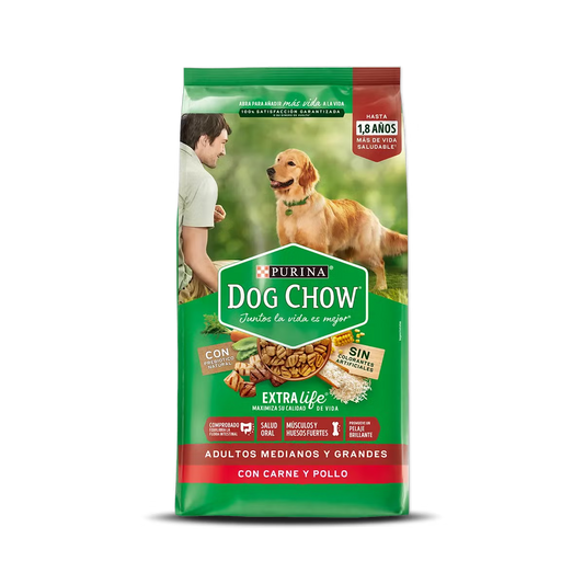 Alimento Dog Chow para Perros Adultos Medianos y Grandes