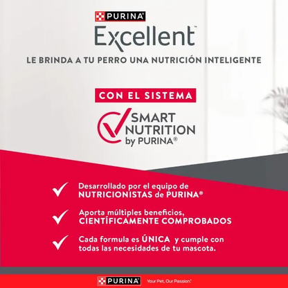 Alimento Purina Excellent Razas Medianas y Grandes para Perros Adultos