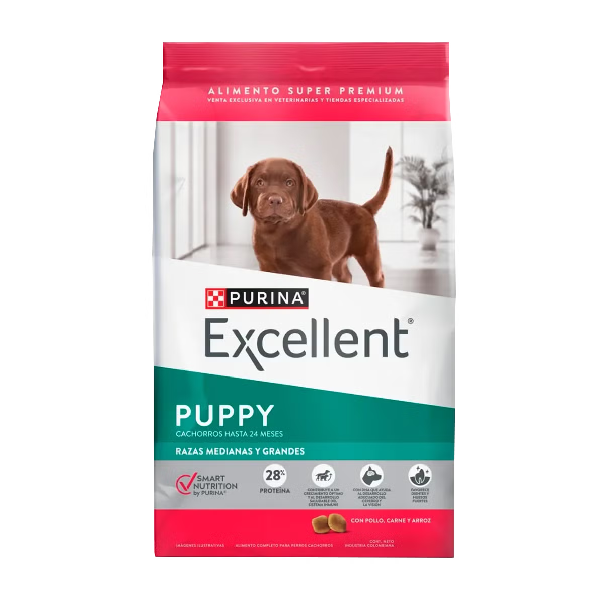 Alimento Purina Excellent Razas Medianas y Grandes Puppy para Perro Cachorro