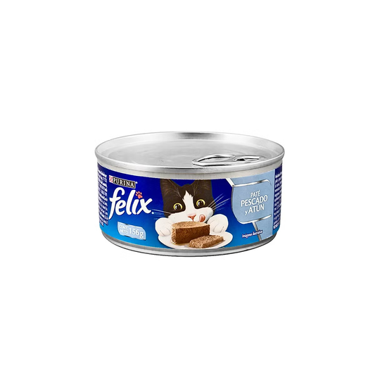 Alimento Húmedo Felix Pate de Pescado y Atún para Gatos Adultos
