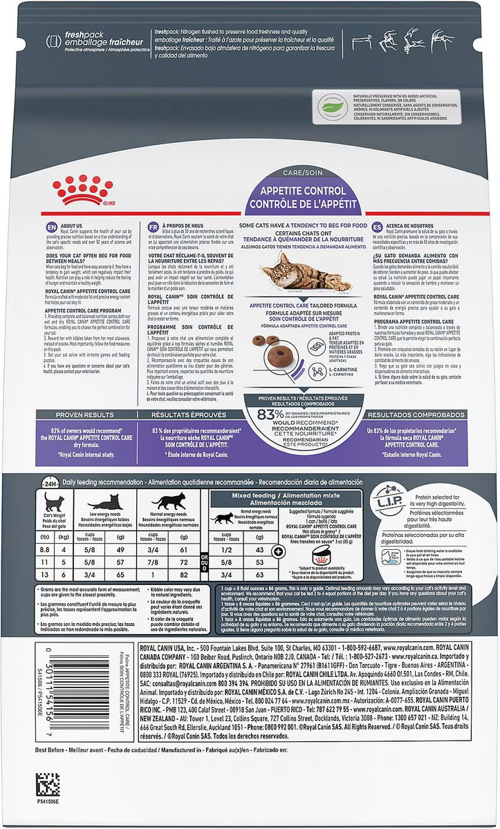 Alimento Royal Canin Appetite Control Care para Gato Adulto