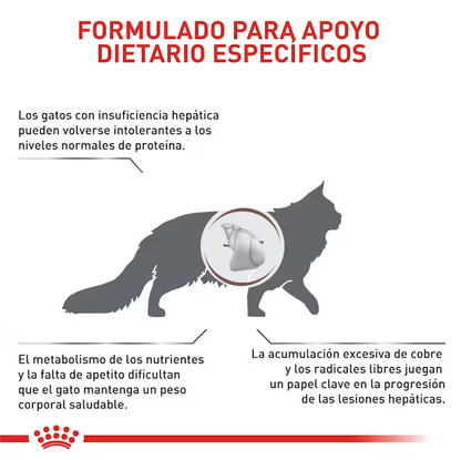 Alimento Royal Canin Hepatic para Gato Adulto
