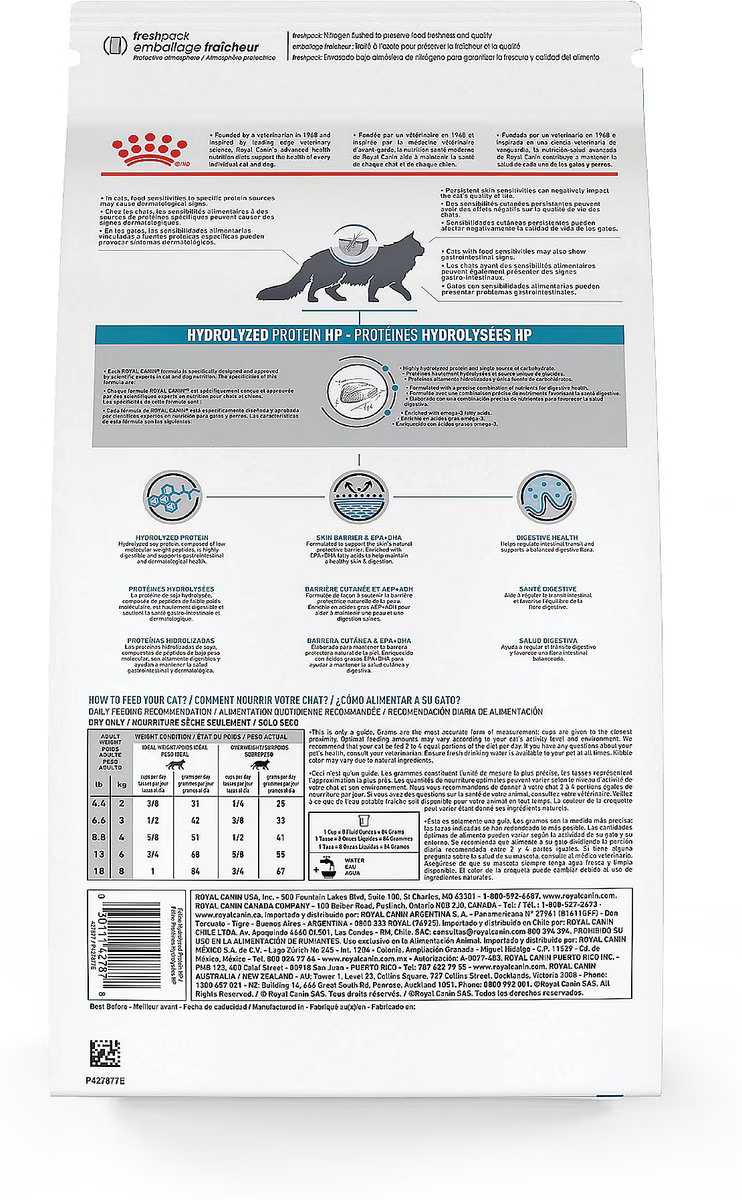 Alimento Royal Canin Hydrolyzed Protein HP para Gato Adulto