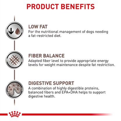 Alimento Húmedo Royal Canin Gastrointestinal Low Fat para Perro Adulto