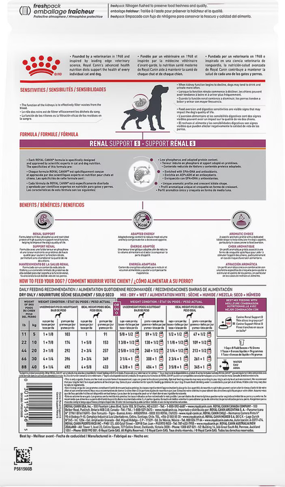 Alimento Royal Canin Soporte Renal S Perro para Perro Adulto