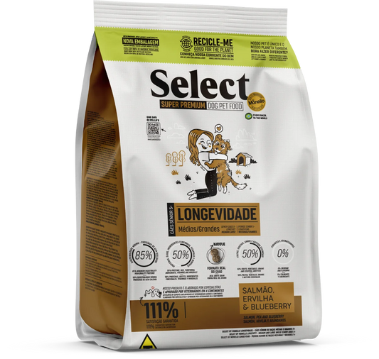 Alimento Select By Monello Longevidad para Perros Adultos Mayores Senior 7+