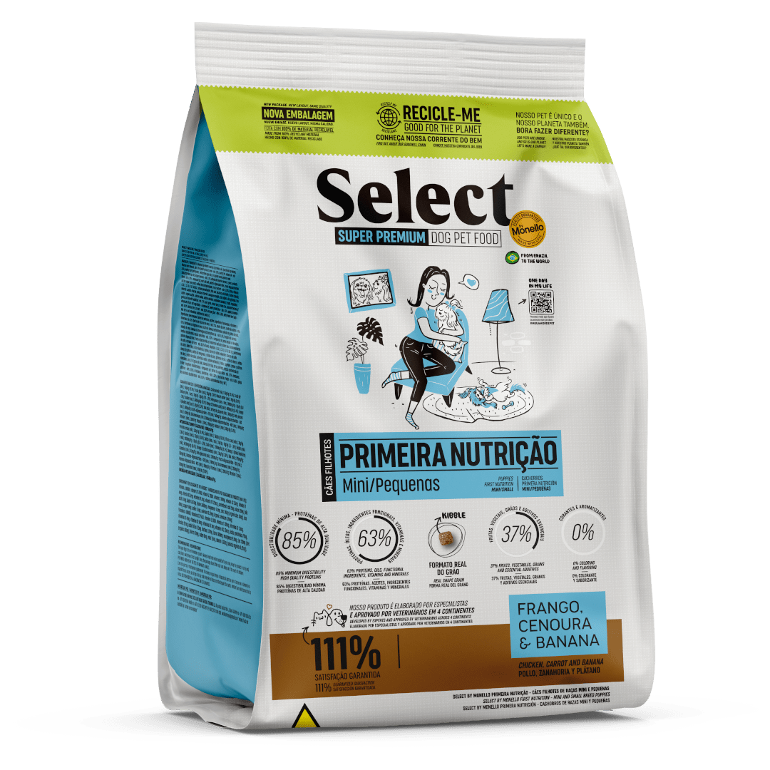 Alimento Select By Monello Primera Nutrición para Perros Cachorros de Razas Pequeñas