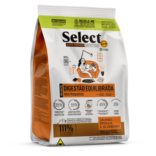 Alimento Select By Monello Digestión Equilibrada para Perros Adultos de Razas Pequeñas