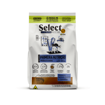 Alimento Select By Monello Primera Nutrición para Perros Cachorros de Razas Medianas y Grandes