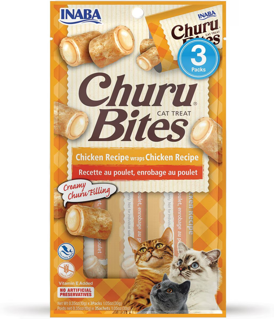 Snack Churu Bites de Pollo para Gato