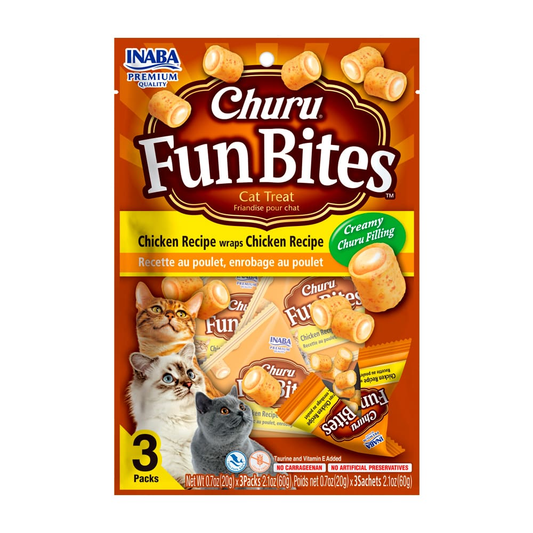 Snack Churu Fun Bites de Pollo para Gato