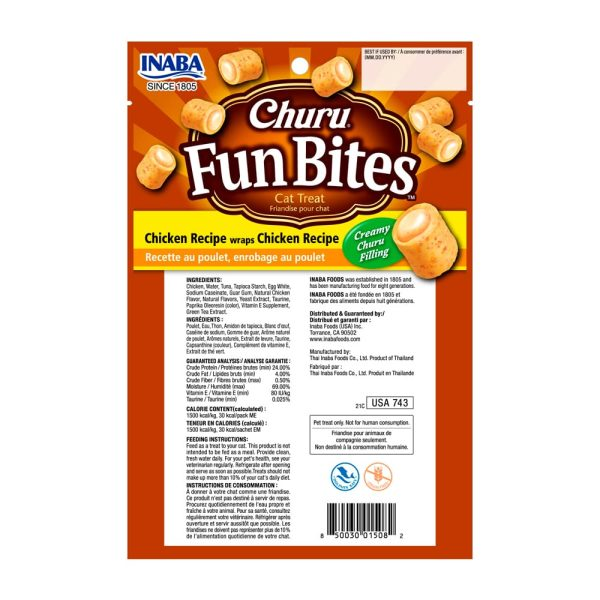 Snack Churu Fun Bites de Pollo para Gato