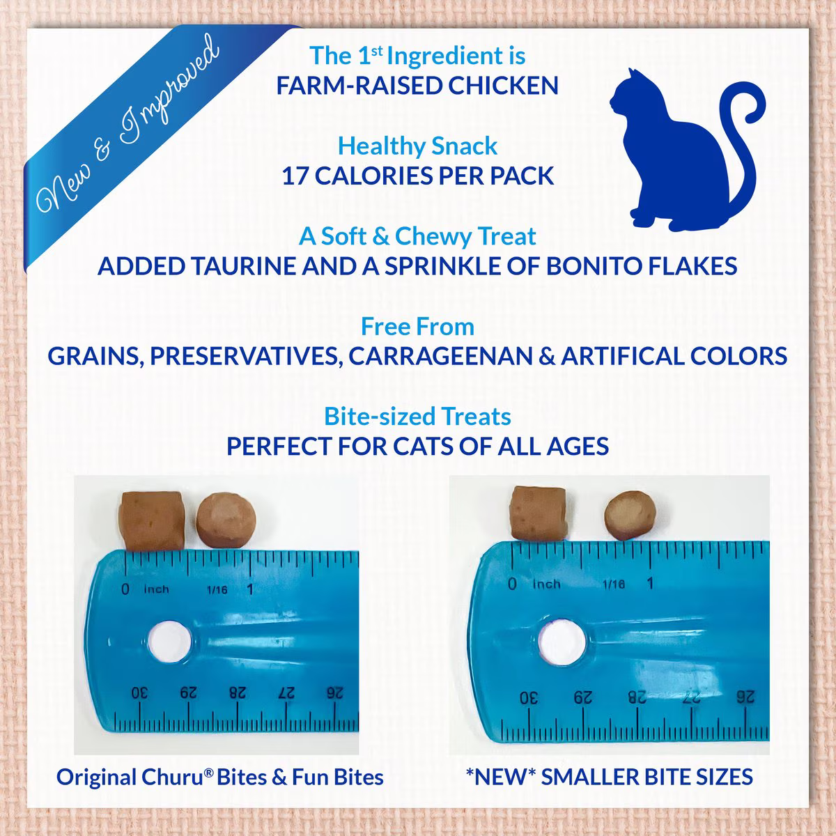 Snack Churu Fun Bites de Pollo para Gato