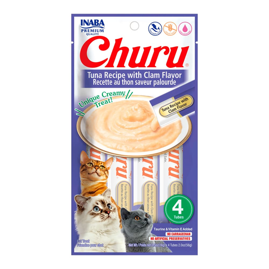 Snack Churu de Atún con Almeja para Gato