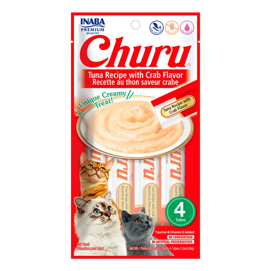 Snack Churu de Atún con Cangrejo para Gato