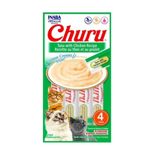 Snack Churu de Atún con Pollo para Gato