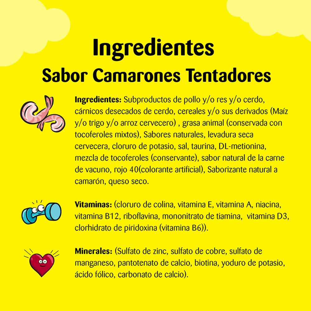 Snack Galletas Temptations Sabor a Camarón para Gato