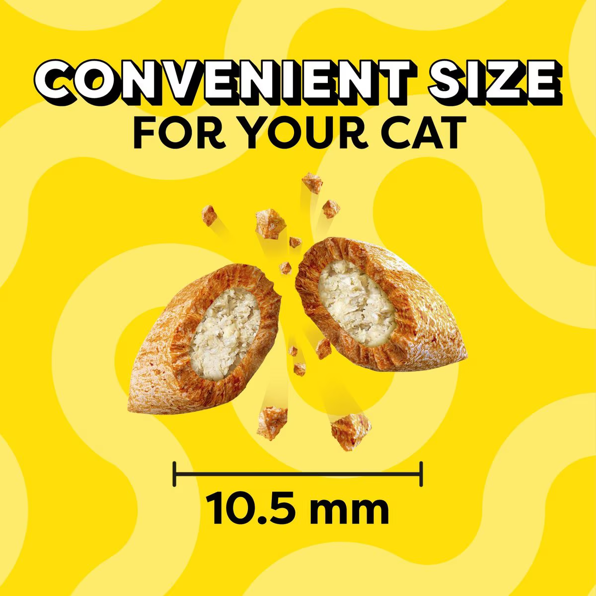 Snack Galletas Temptations Sabor a Pollo, Carne e Higado para Gato