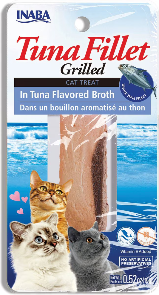 Snack Inaba Churu Filete de Atún con caldo de Atún para Gato