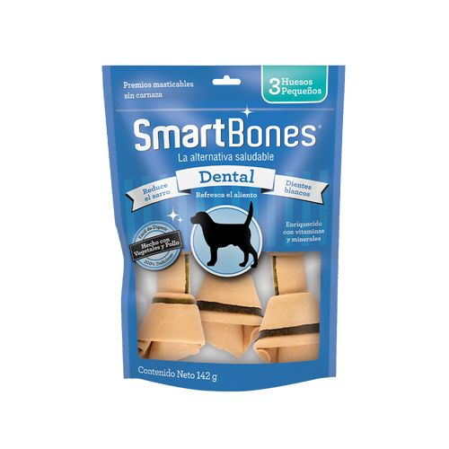 Snack SmartBones Dental para Perros x 3 Unidades