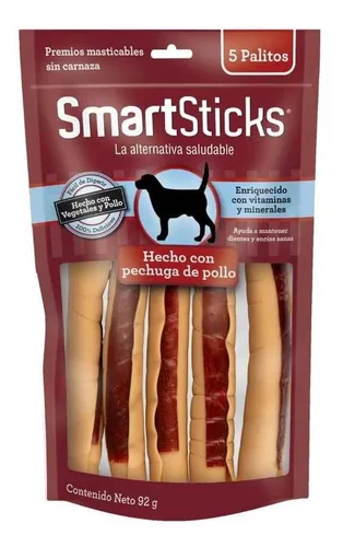 Snack SmartBones SmartSticks Chicken para Perros X 5 Unidades