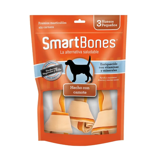 Snack SmartBones Sweet Potato Medium para Perros X 3 Unidades