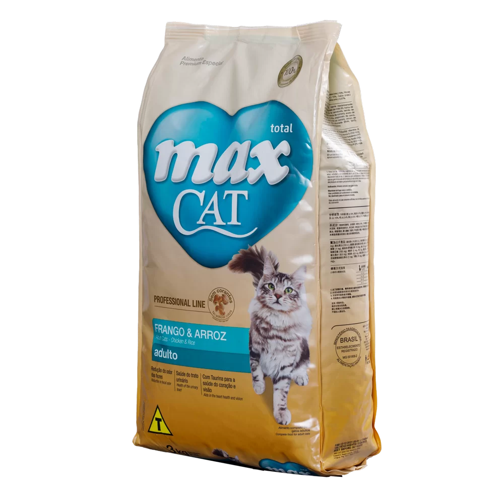 Alimento Max Cat Pollo y Arroz para Gatos Adultos